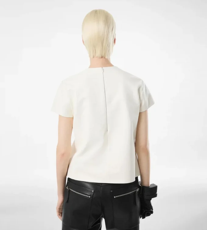 Nappa Lux en gewassen Duchesse T-shirt Nappa Lux en gewassen Duchesse T-shirt