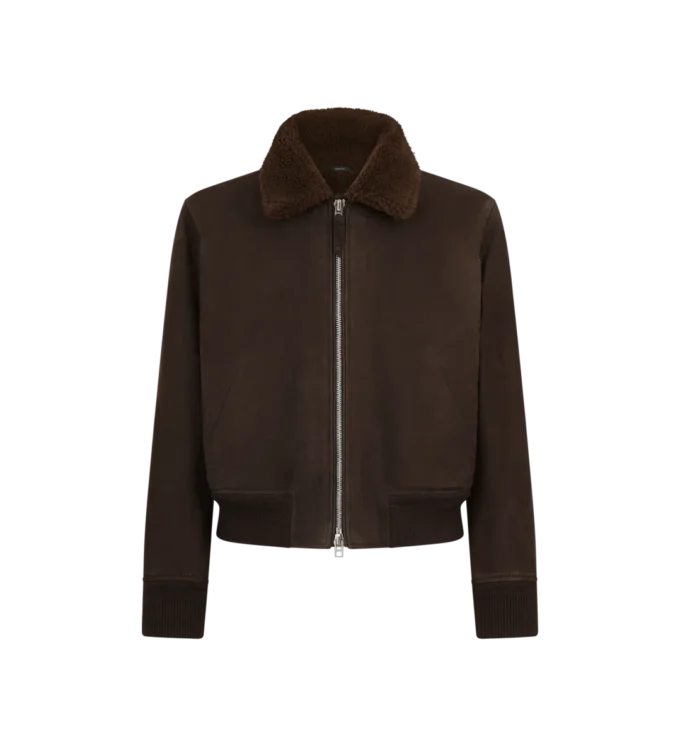 Nubuck Shearling Flight Bomber Nubuck Shearling Flight Bomber