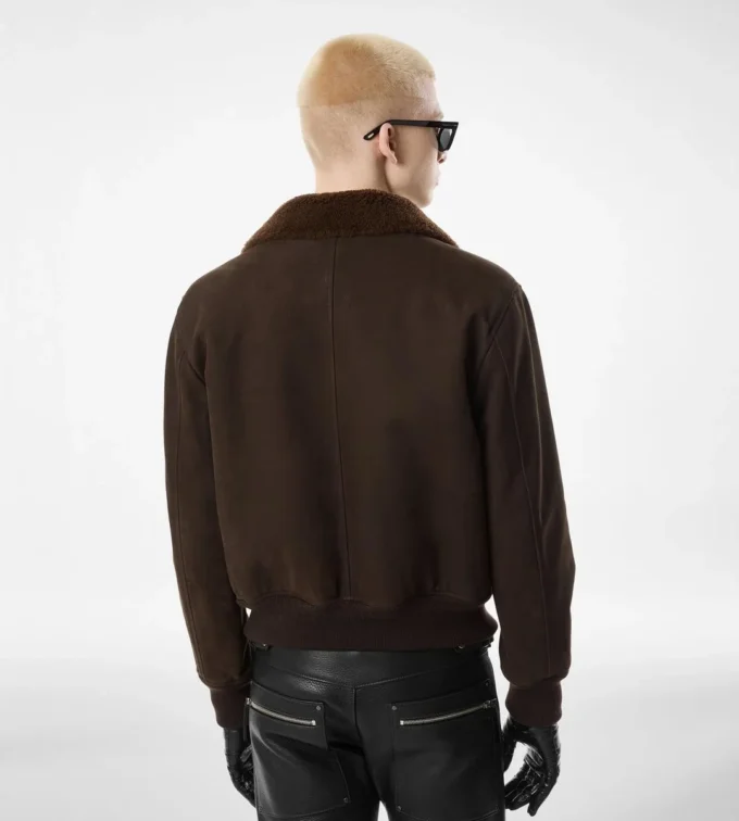 Nubuck Shearling Flight Bomber Nubuck Shearling Flight Bomber