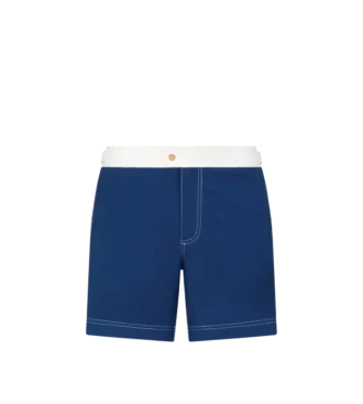 Nylon zwemshort met contrast