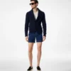 Nylon zwemshort met contrast