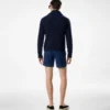 Nylon zwemshort met contrast