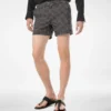 Nylon zwemshort met middotprint