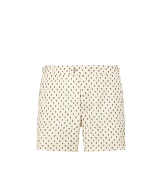 Nylon zwemshort met paisleyprint