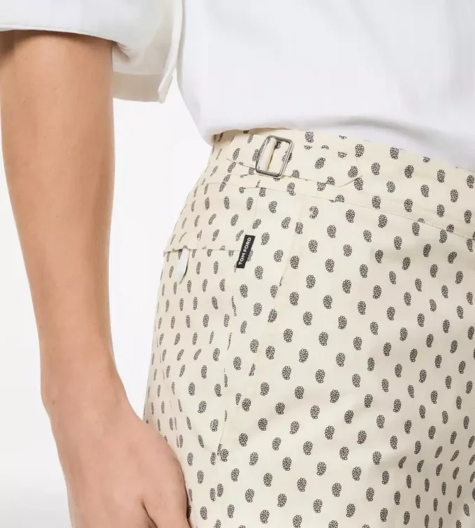Nylon zwemshort met paisleyprint