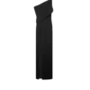 Off-shoulder avondjurk met split aan de zijkant