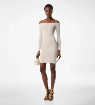 Off-shoulder jurk