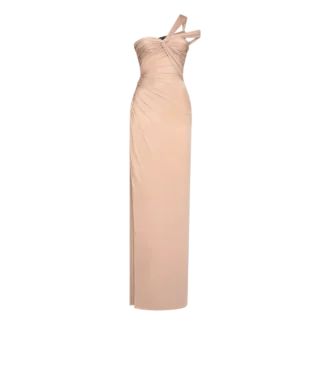 One Shoulder Twist Front avondjurk