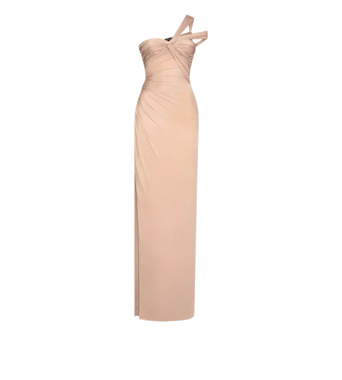 One Shoulder Twist Front avondjurk One Shoulder Twist Front avondjurk