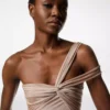 One Shoulder Twist Front avondjurk One Shoulder Twist Front avondjurk