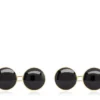 Onyx ronde manchetknopen