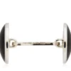 Onyx ronde manchetknopen