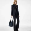 Op maat gemaakte flare-denim broek