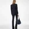 Op maat gemaakte flare-denim broek