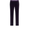 Op maat gemaakte smokingbroek met smalle pijpen van fluweel Op maat gemaakte smokingbroek met smalle pijpen van fluweel