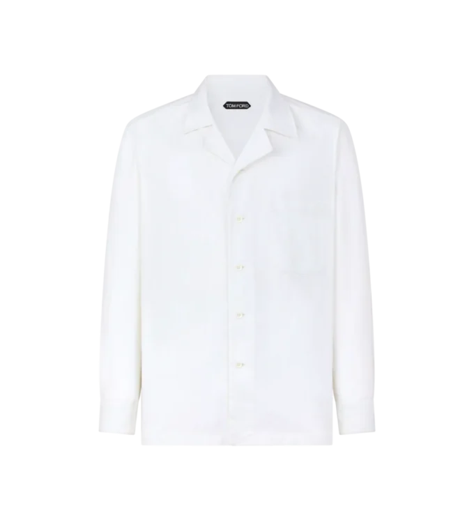 Overshirt met visgraatmotief Overshirt met visgraatmotief