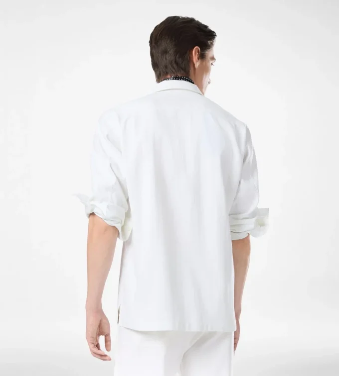 Overshirt met visgraatmotief Overshirt met visgraatmotief