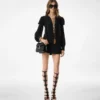 Palmellato-effect leer Tara Mini Crossbody Palmellato-effect leer Tara Mini Crossbody
