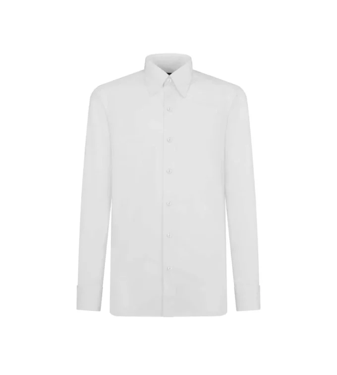 Poplin slim fit overhemd