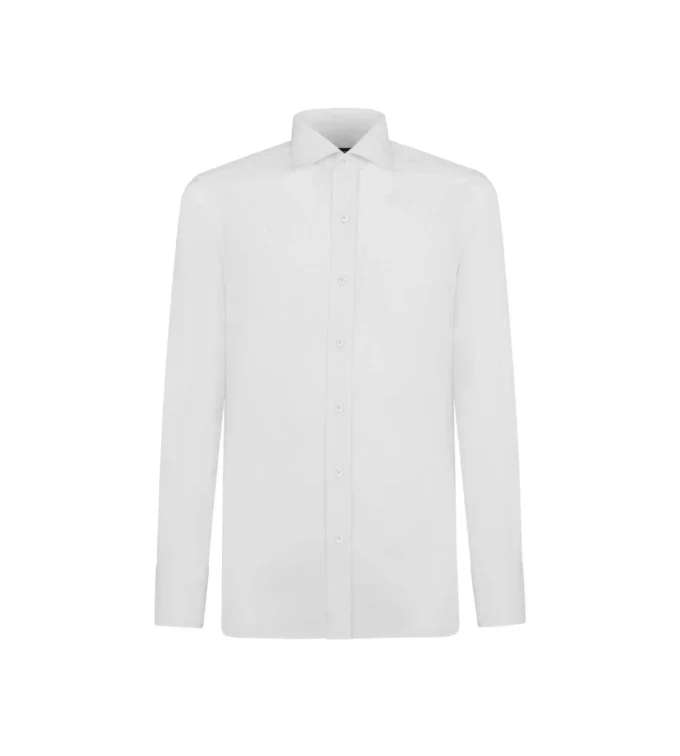 Poplin slim fit overhemd