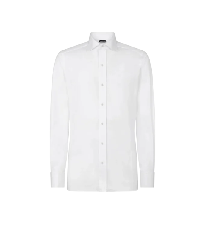 Poplin slim fit overhemd