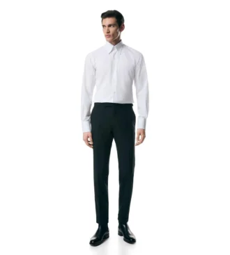 Poplin slim fit overhemd