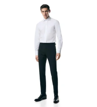 Poplin slim fit overhemd Poplin slim fit overhemd