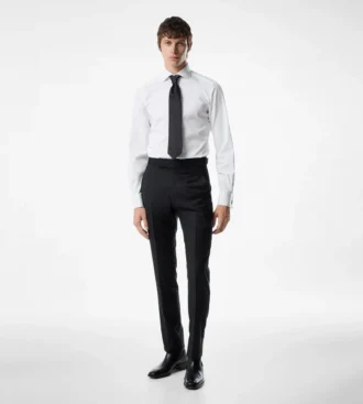 Poplin slim fit overhemd