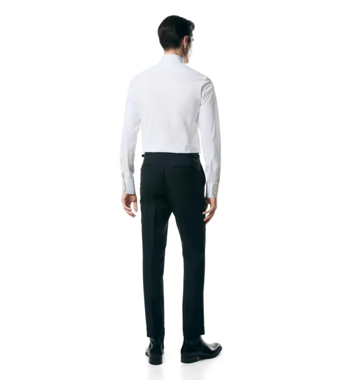 Poplin slim fit overhemd