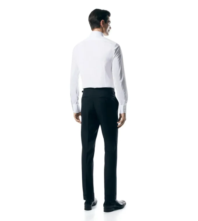 Poplin slim fit overhemd