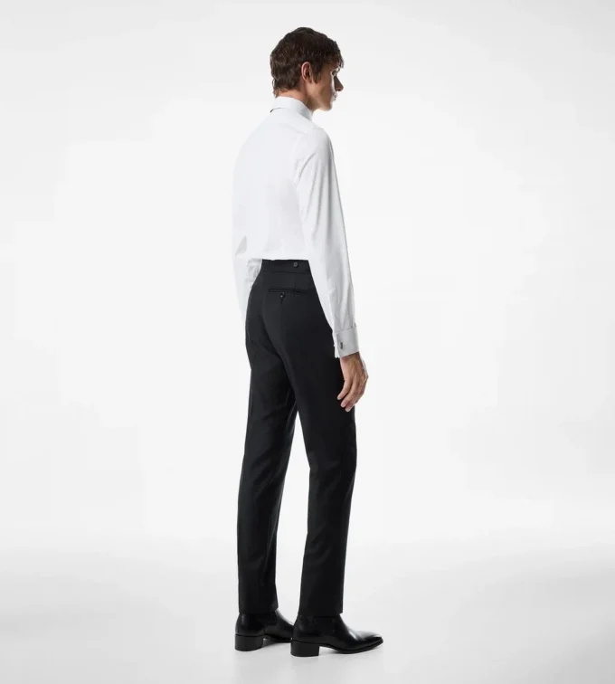 Poplin slim fit overhemd