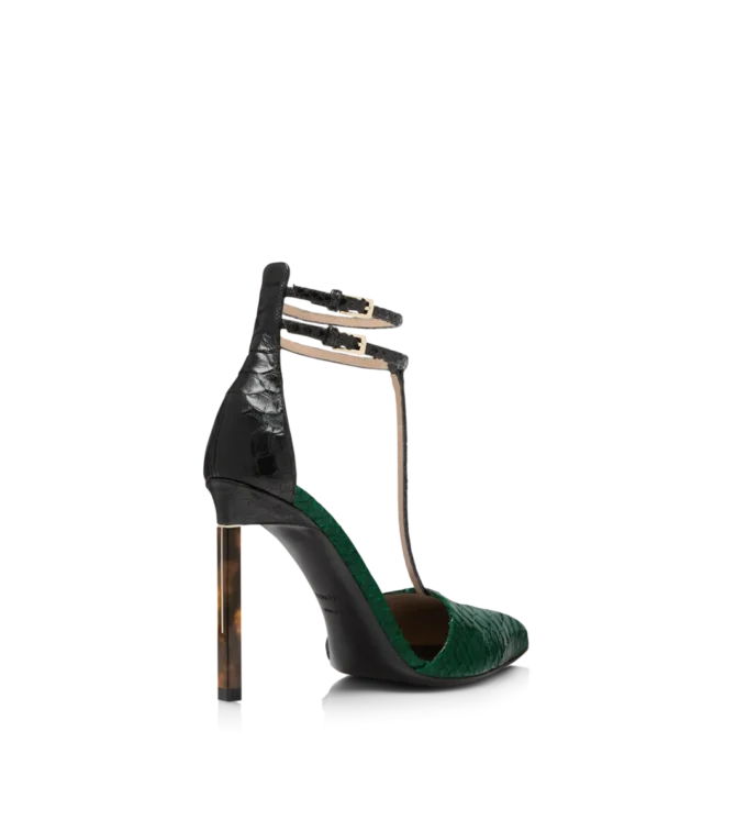Pumps met T-bandje en pythonprint Pumps met T-bandje en pythonprint