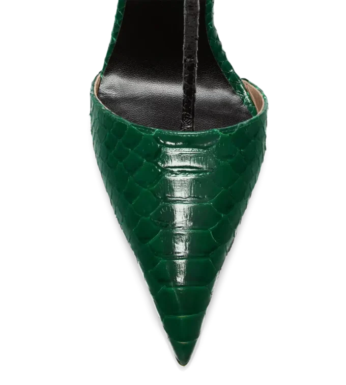 Pumps met T-bandje en pythonprint Pumps met T-bandje en pythonprint