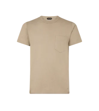Pure katoenen T-shirt met ronde hals