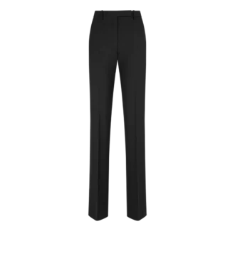 Rechte broek van wol-zijde mix Rechte broek van wol-zijde mix