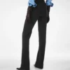 Rechte broek van wol-zijde mix Rechte broek van wol-zijde mix