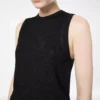 Relaxed tanktop met micropailletten