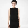 Relaxed tanktop met micropailletten