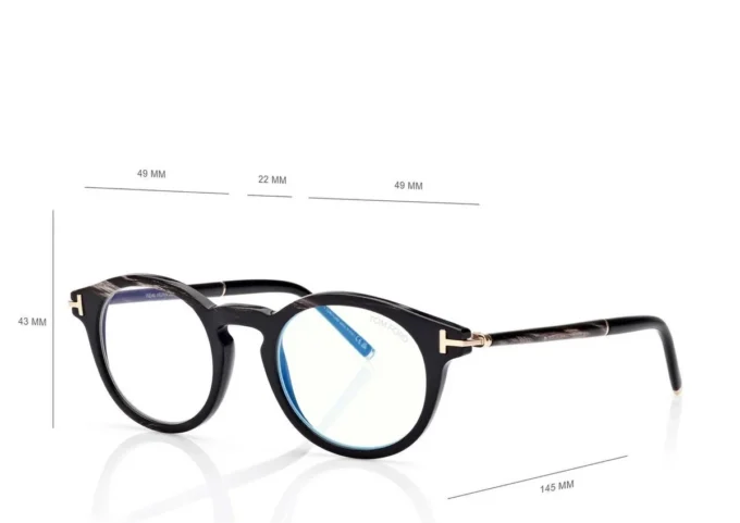 Ronde Horn Blue Block Opticals