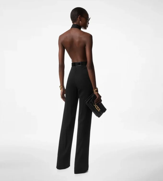 Sable’ halternek jumpsuit met ceintuur Sable’ halternek jumpsuit met ceintuur