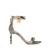 Sandalen met padlock en pythonprint