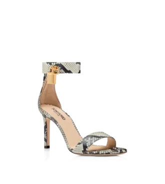 Sandalen met padlock en pythonprint