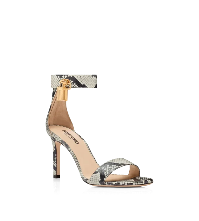 Sandalen met padlock en pythonprint