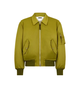 Satijnen nylon bomberjack