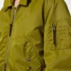 Satijnen nylon bomberjack