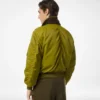 Satijnen nylon bomberjack