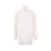 Sculpturale oversized coltrui-jurk van merinowolmix Sculpturale oversized coltrui-jurk van merinowolmix