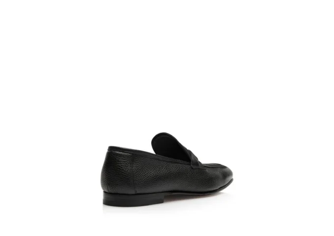 Sean Twisted Band Loafer van generfd leer