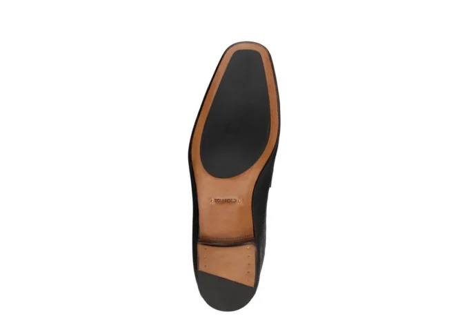 Sean Twisted Band Loafer van generfd leer