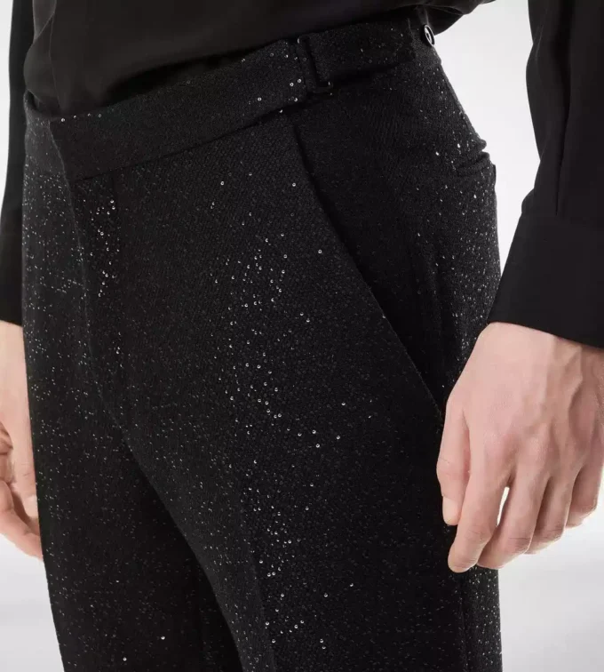 Sequins Light Bouclè-broek Sequins Light Bouclè-broek
